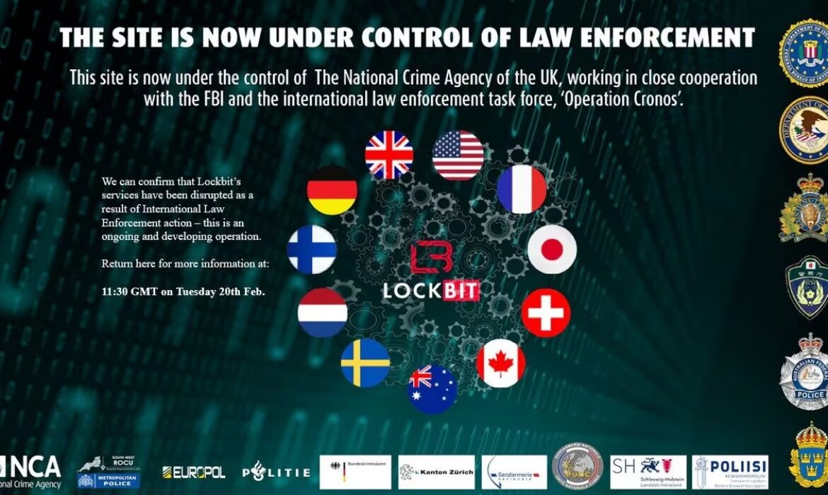 Lockbit, uma das maiores gangues de crimes cibernéticos do mundo, é alvo de operação internacional