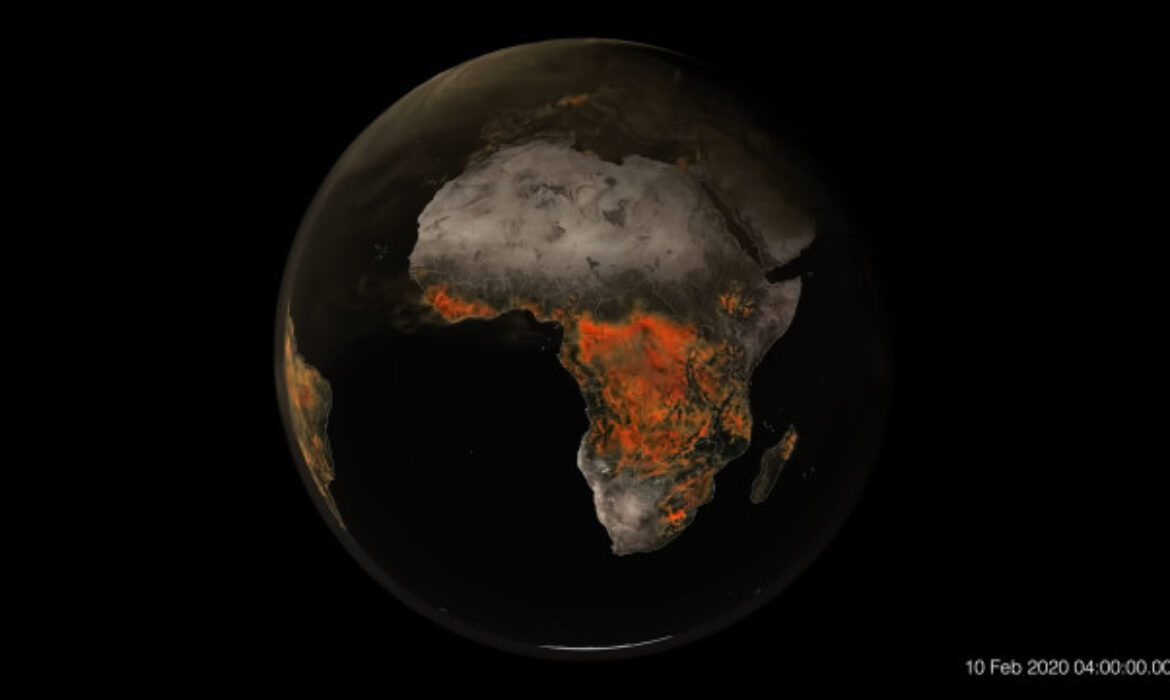 Vídeo da NASA mostra como o dióxido de carbono viaja pela atmosfera