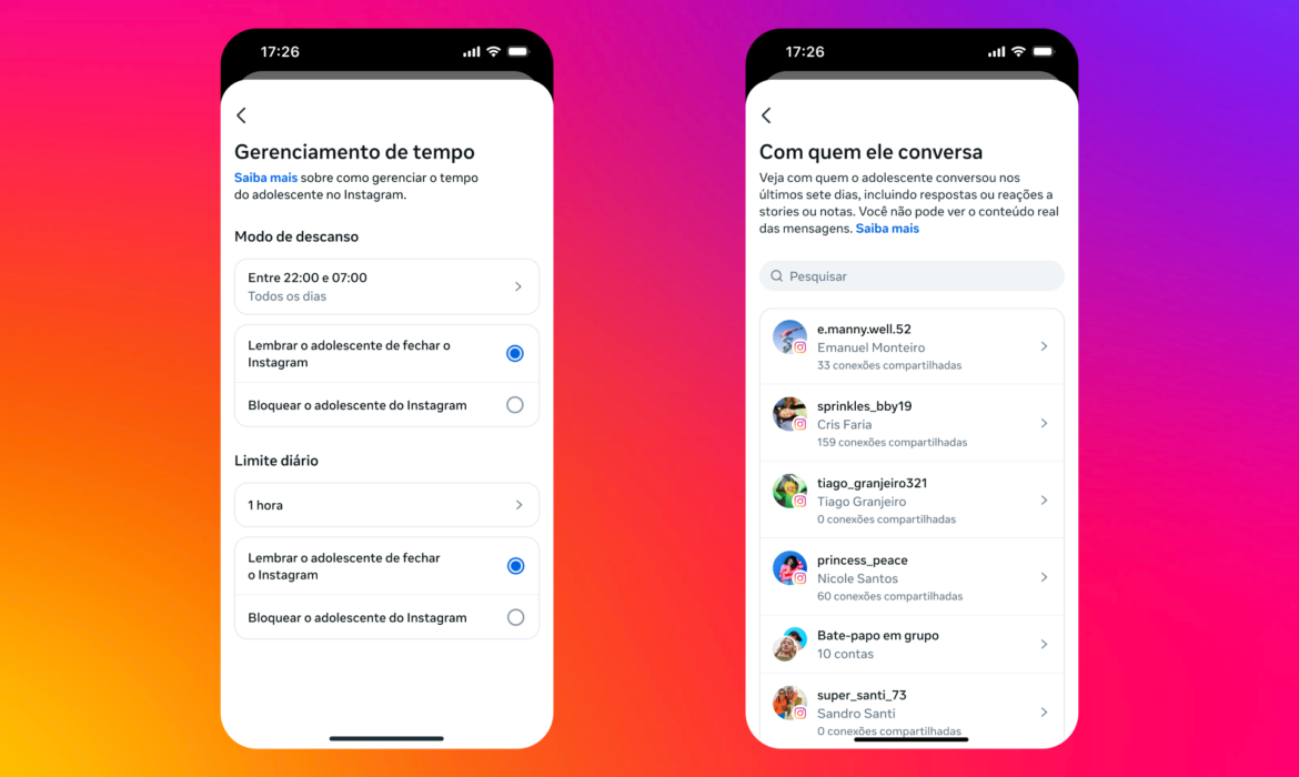‘Conta de adolescente’: menores de 16 anos vão precisar de autorização dos pais para alterar configurações no Instagram a partir de 2025
